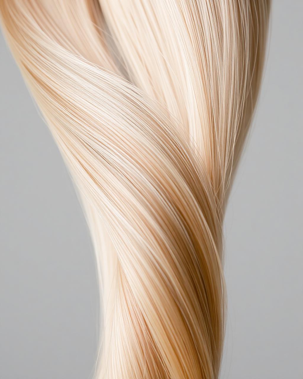 Textura de cabelo representando loiros